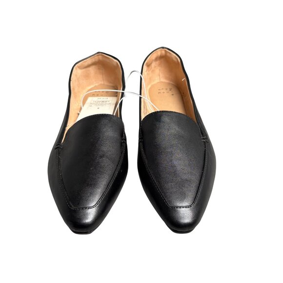 NWT A New Day Black Faux Leather Loafers with Memory Foam – Women’s Size 8 - Picture 1 of 7